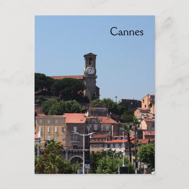 Postal Cannes, tejados de Provenza (Anverso)