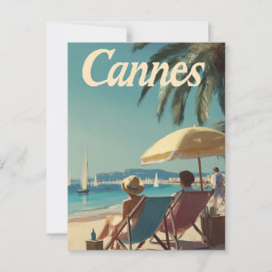 Postal Cannes vintage