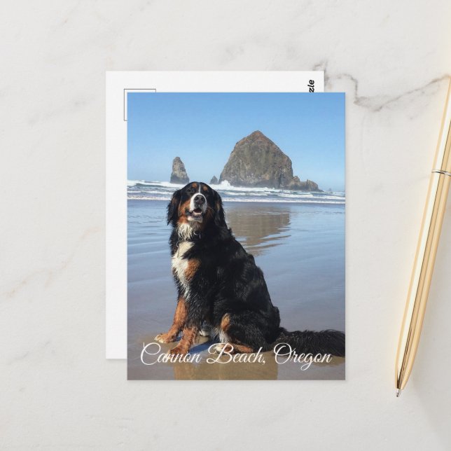 Postal Cannon Beach Oregon (Anverso/Reverso In Situ)