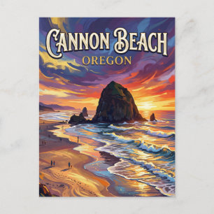 Postal Cannon Beach Oregón