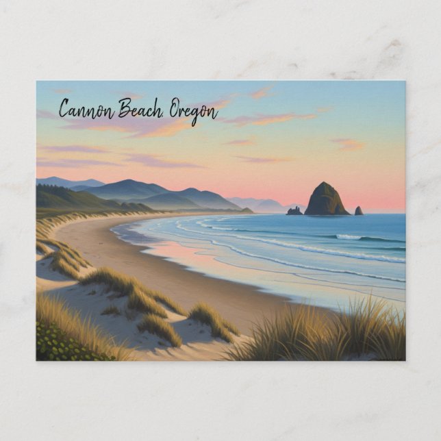 Postal Cannon Beach Oregon Travel (Anverso)