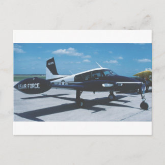 Postal Canoa azul de la Fuerza Aérea