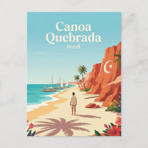 Postal Canoa Quebrada Brasil