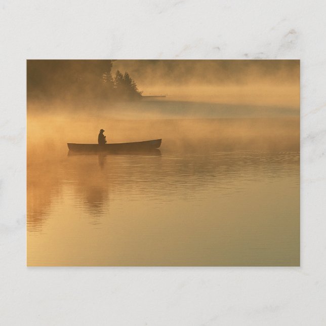 Postal canoista, Algonguin Park, Ontario, Canadá. (Anverso)