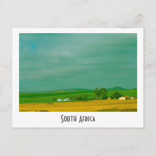 Postal Canola Fields Paisaje de Sudáfrica