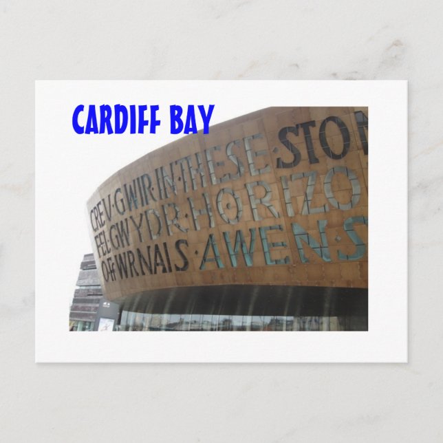 Postal Canolfan Mileniwm Cymru (Anverso)