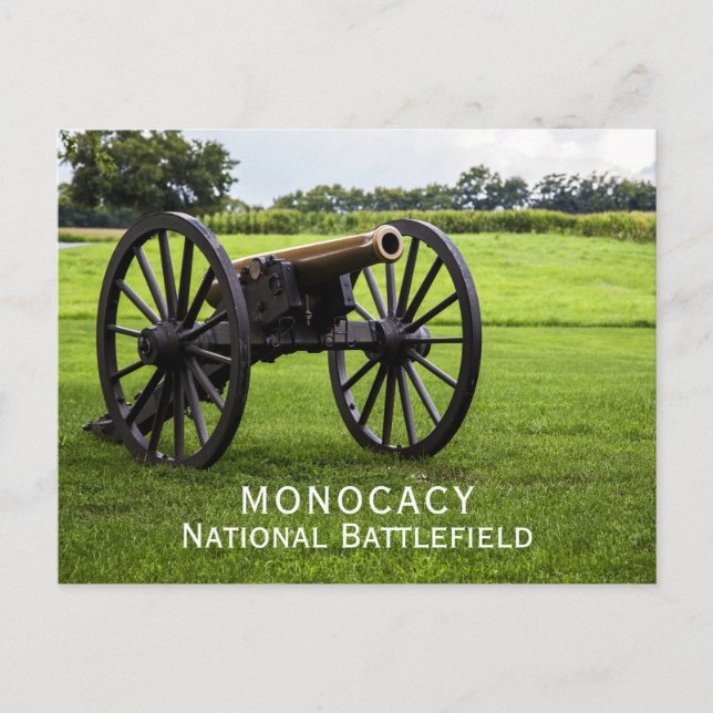 Postal Cañón, Batalla de Monocacia, Maryland (Anverso)