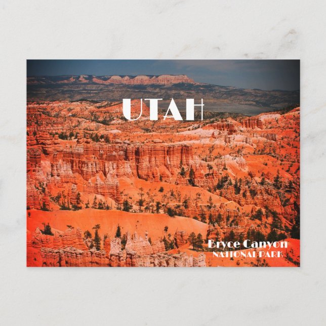 Postal Cañón Bryce, Ut (Anverso)