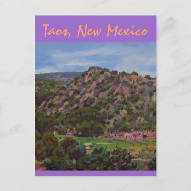 Postal 'Cañón de caballo' (Anverso)