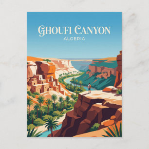 Postal Cañón de Ghoufi Argelia