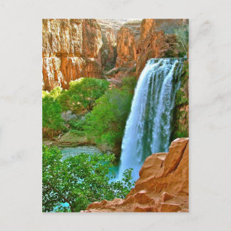Postal Cañón de las cataratas de Havasu