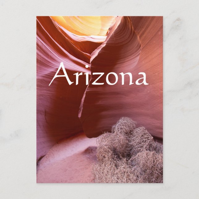Postal Cañón de muchos colores, Arizona (Anverso)