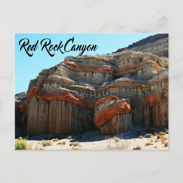 Postal Cañón de Rock Rojo Las Vegas Nevada Estados Unidos (Anverso)