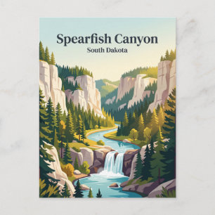 Postal Cañón de Spearfish Dakota del Sur