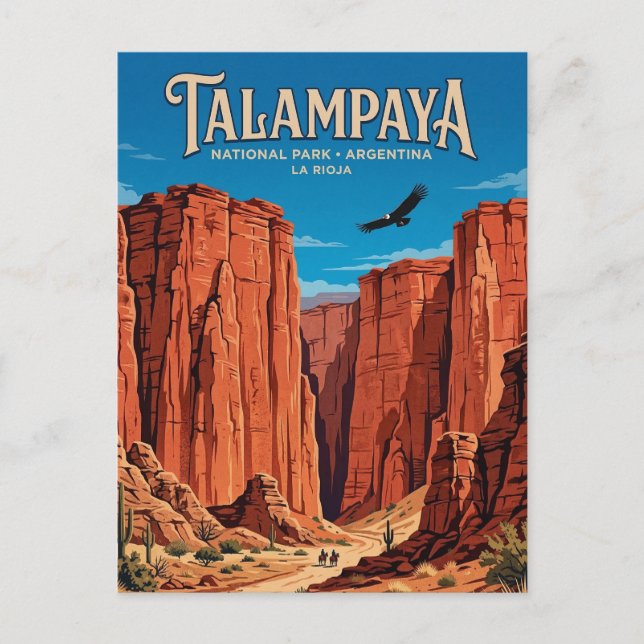 Postal Cañón de Talampaya (Anverso)