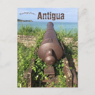 Postal Cañón en Antigua