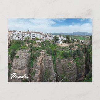 Postal Cañón en Ronda Andalucía, España