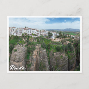 Postal Cañón en Ronda Andalucía, España