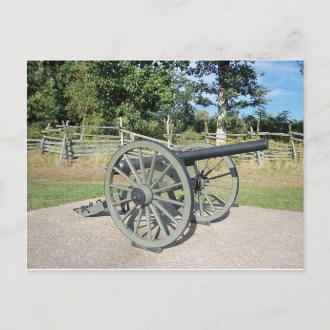 Postal Canon Gettysburg (Anverso)