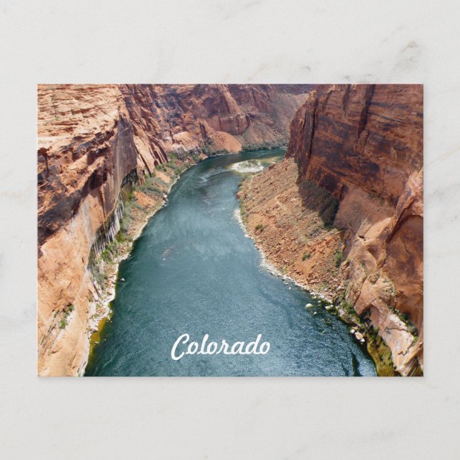 Postal Cañón Glen (Anverso)
