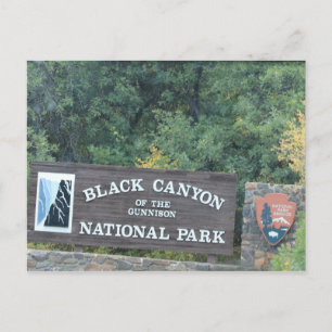 Postal Cañón negro del cañón