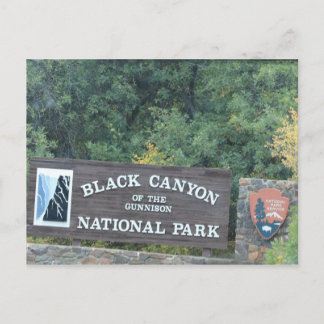 Postal Cañón negro del cañón
