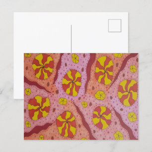 Postal Cañones cósmicos rosados