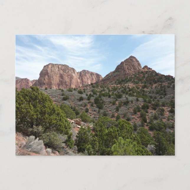 Postal Cañones de Kolob en el Parque Nacional Zion (Anverso)