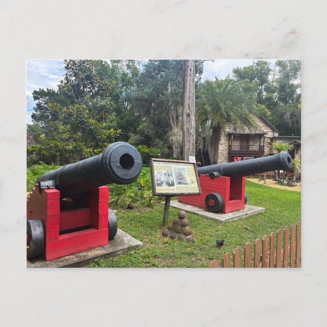 Postal Cañones de la U.S.S. Constitution  (Anverso)