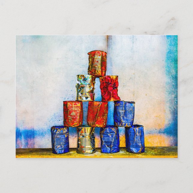 Postal Cañones de sopa - Después del almuerzo (Anverso)