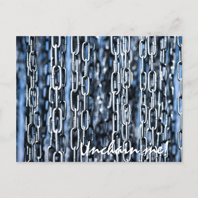 Postal Cañones - ¡Desencadenarme! (Anverso)