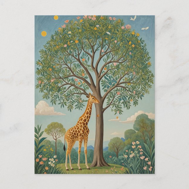 Postal Canopia de Giraffe (Anverso)