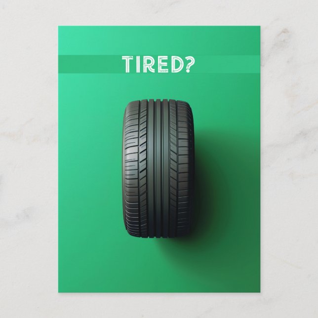 Postal Cansado (Anverso)