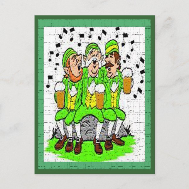 Postal Canta irlandés (Anverso)