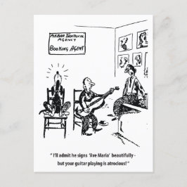 Postal Cantando Perro, cosecha humorística