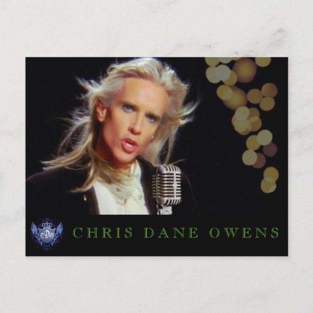 POSTAL CANTANTE (Anverso)