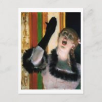 Cantante con un guante, Edgar Degas