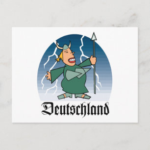 Postal Cantante de ópera de Alemania