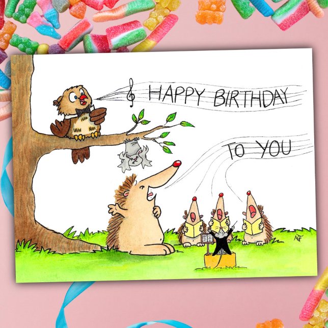 Postal Cantantes de Feliz Cumpleaños (Subido por el creador)
