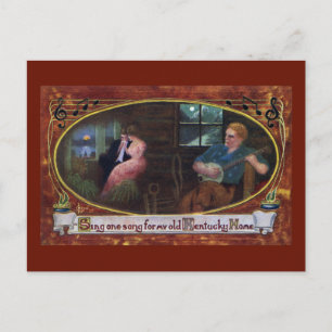 Postal Cantar una canción para mi antigua casa de Kentuck