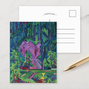 Postal Cantera en Wildboden   Ernst Ludwig Kirchner