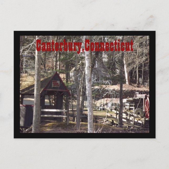Postal Canterbury, Ct (Anverso)