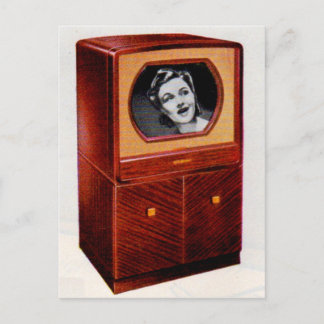 Postal canto de la televisión de alrededor de 1951