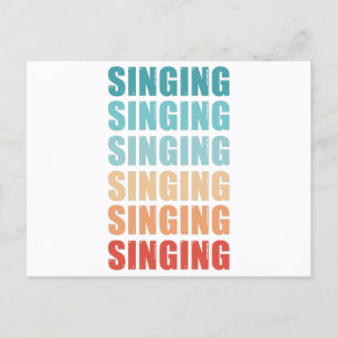 Postal Canto Retro Regalo Vintage