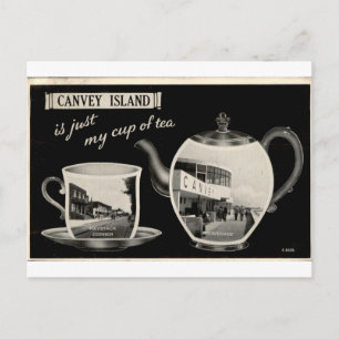 Postal Canvey Island Mi Taza de Té Vintage