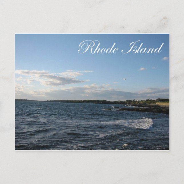 Postal Capa marina en la isla de Rhode (Anverso)