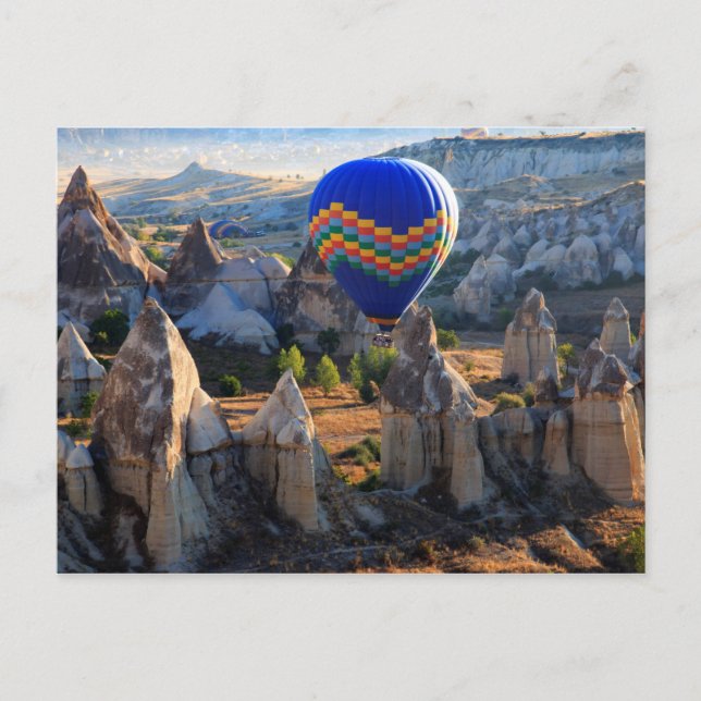 Postal Capadocia, Goreme | Globo aerostático (Anverso)