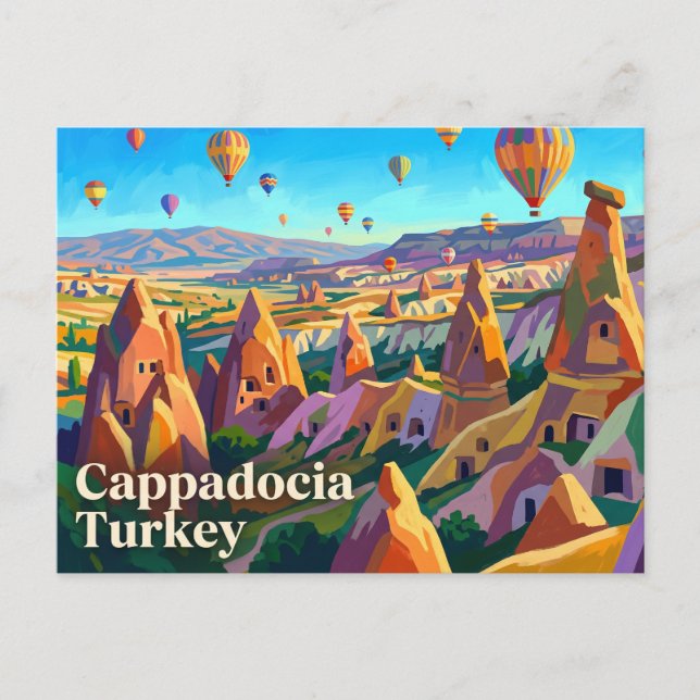Postal Capadocia Turquía (Anverso)