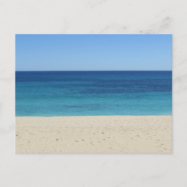 Postal Capas de Beach Ocean (Anverso)