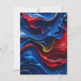 Postal Capas Sobre Capas De Pintura